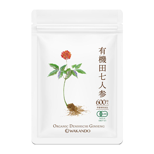 <대용량>와칸도 유기전칠인삼 1800정 40두랭크사용 사포닌 삼칠인삼 전칠삼  田七人蔘
