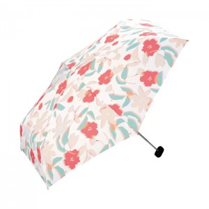 WPC 접이식 우산 양산 겸용 투우리 미니 50cm 수동식 UV 차단 자외선 방지 효과 핑크 2067-155-002PK