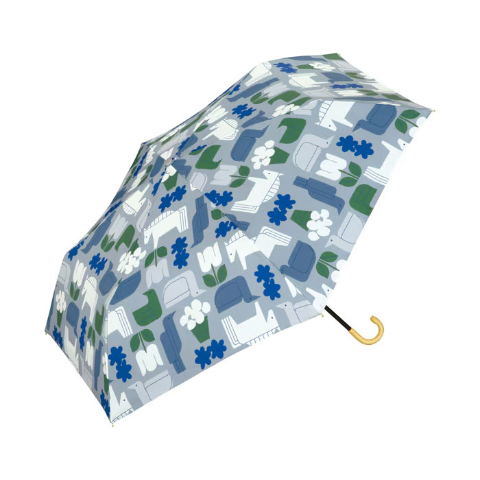 WPC 접이식 우산 양산 겸용 포겔벤네 미니 50cm 수동식 UV 차단 자외선 방지 효과 그레이 3757-015-002GY