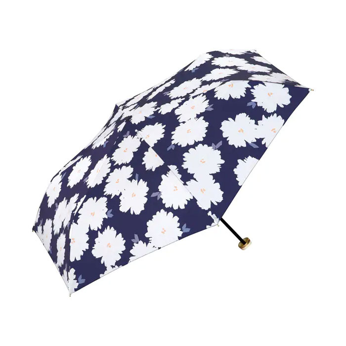 WPC 접이식 우산 양산 겸용 플뢰르 미니 50cm 수동식 UV 차단 자외선 방지 효과 네이비 7939-115-002NV