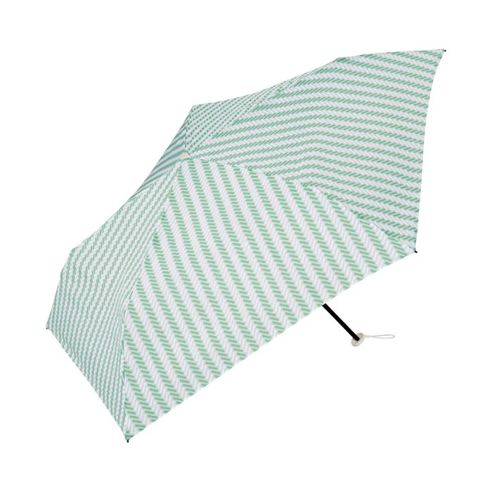 WPC 접이식 우산 양산 겸용 재패니즈 트래디셔널 컬러즈 엄브렐라 미니 55cm 수동식 UV 차단 자외선 방지 효과 마츠(그린) JTC-004-002