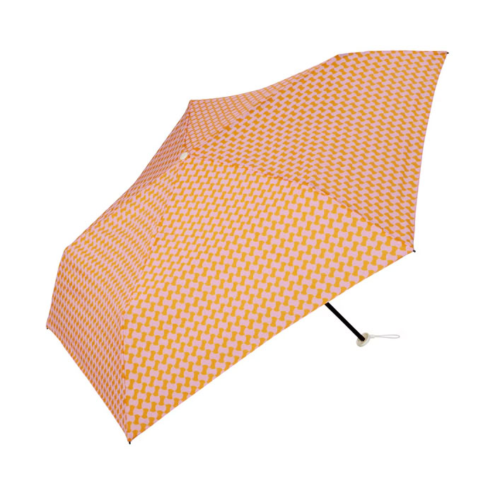 WPC 접이식 우산 양산 겸용 재패니즈 트래디셔널 컬러즈 엄브렐라 미니 55cm 수동식 UV 차단 자외선 방지 효과 구치나시(오렌지) JTC-002-002