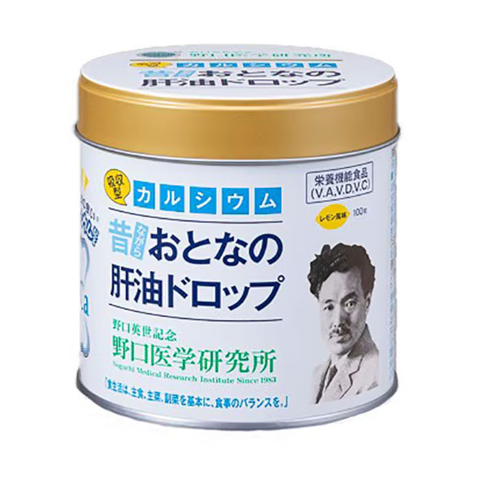 노구치 의학연구소 성인용 간유 드롭 흡수형 칼슘 플러스 100정 [영양기능식품]