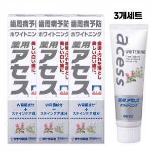 아세스 화이트닝 3개세트 90g 의약부외품