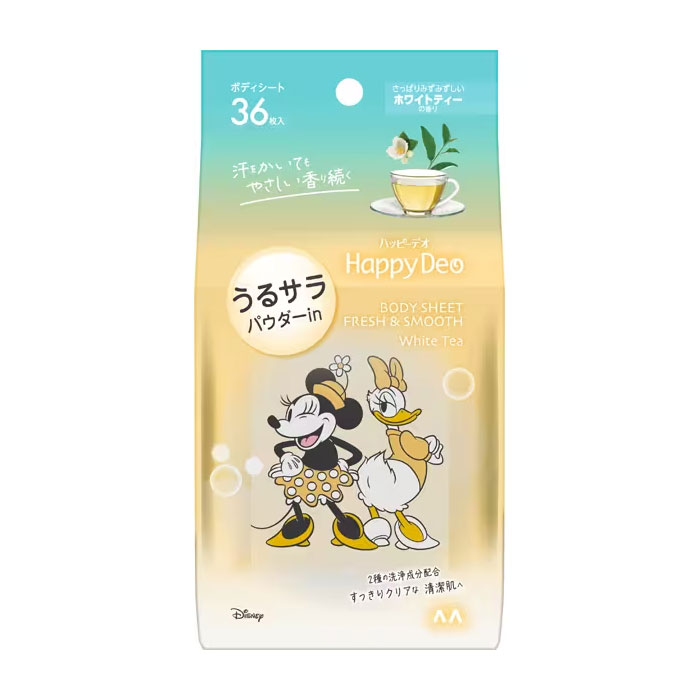 만담(mandom) 해피데오 해피데오 바디시트 촉촉 보송 화이트티향 36매