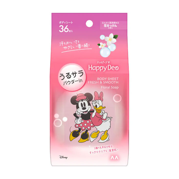 만담(mandom) 해피데오 해피데오 바디시트 촉촉 보송 플로럴비누향 36매