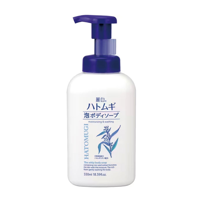 레이하쿠 율무  하또무기 거품 바디솝 본체 550ml [바디솝]