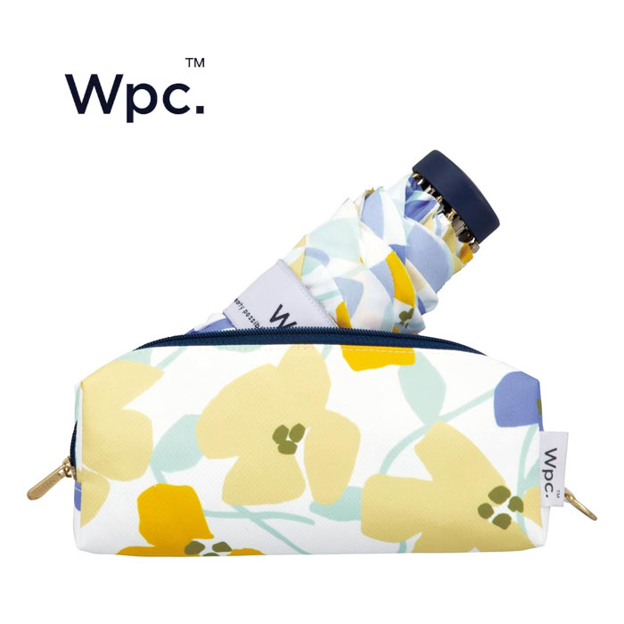 Wpc. 접이식 우산 아이비 미니  블루  양우산 겸용  골격 길이 53cm (1946-304-002)