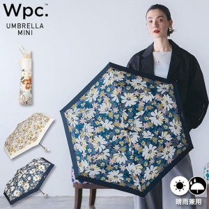 Wpc. 접이식 우산 블루밍 플라워 미니  네이비  골격 길이 50cm (8112-014-002)
