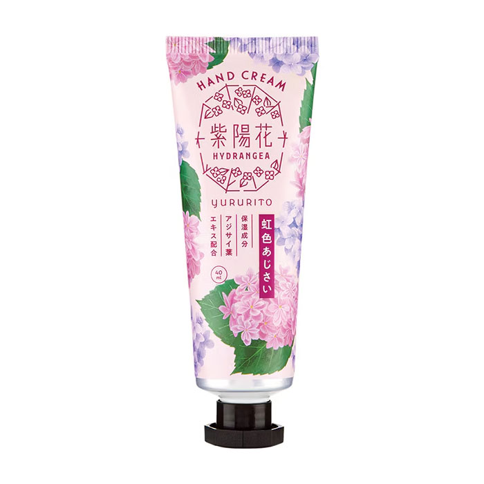 유루리토 수국 핸드크림 핑크색 40ml