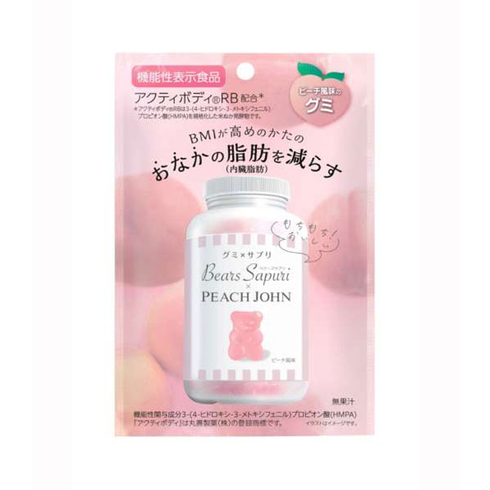 베어즈 서플리 구미 다이어트 젤리 60g 피치맛 다이어트 젤리