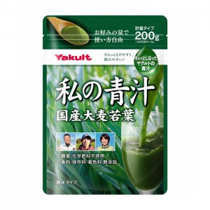 야쿠르트 일본산 새싹보리녹즙 200g 파우치 타입 식물섬유 비타민 칼슘 미네럴