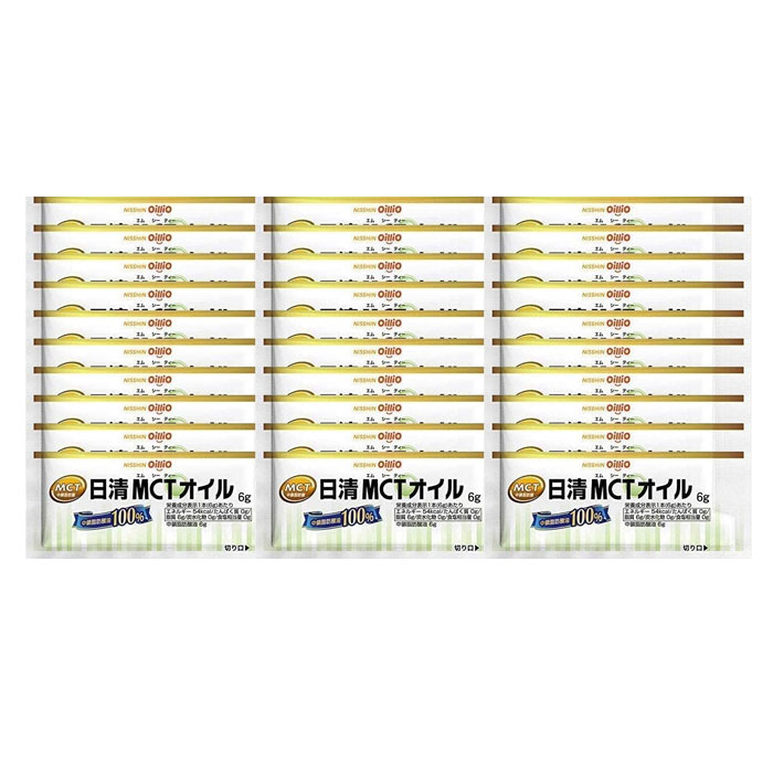닛신 MCT 오일 6g×30포 MCT 100% 에너지 전환 용이 영양사 99% 추천 소포장 휴대 간편