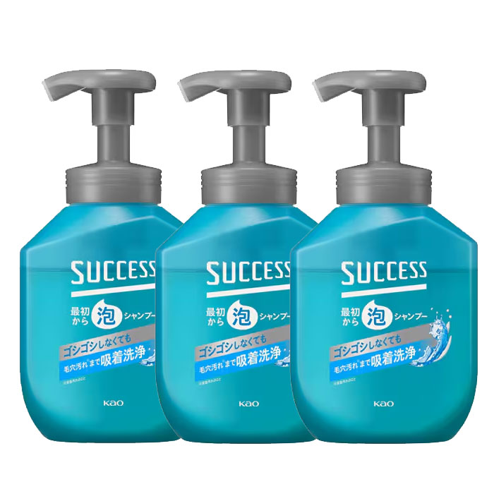 석세스 처음부터 거품 샴푸 본품 400ml × 3개 세트