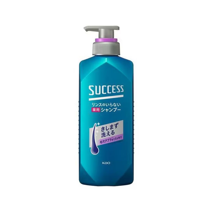석세스 린스가 필요 없는 약용 샴푸 스무스 워시 타입 본품 400ml [린스인샴푸]