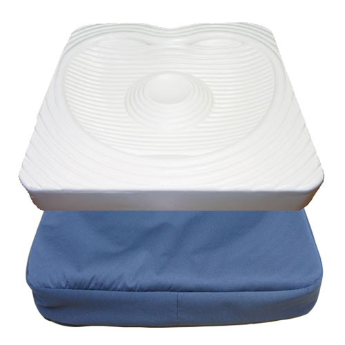 4D 하트풀 쿠션 네이비 FD40406 휠체어방석 휠체어쿠션 체압분산 욕창방지 663128 액션재팬