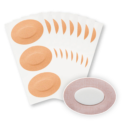 간단히 붙이기만 하면 OK! 쿠션 부착 발바닥 굳은살 보호 테이프 24매입 (3매 × 8시트)