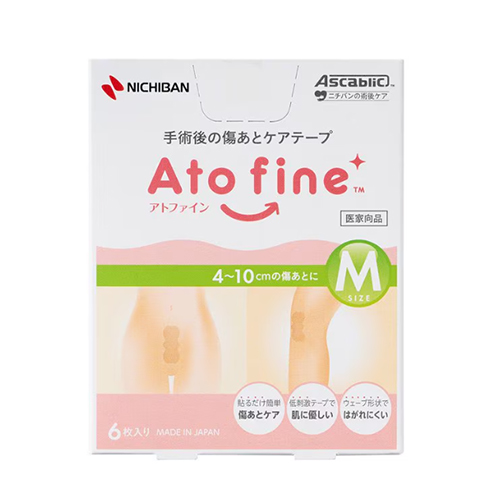 Ato fine (아토파인) ATFL 니치반 아토파인 흉터 케어 테이프 M사이즈 50mm×114mm 6매입 ATFM