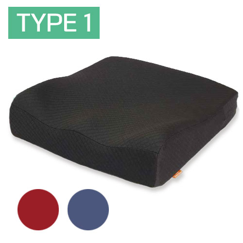 타카노 쿠션R TC-R081 【타입1】 블랙/블루/레드 휠체어방석  체압분산방석 욕창방지 547171