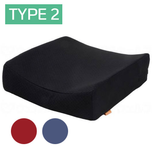타카노 쿠션R TC-R082 【타입2】 블랙/블루/레드 휠체어방석  체압분산방석 욕창방지 547171