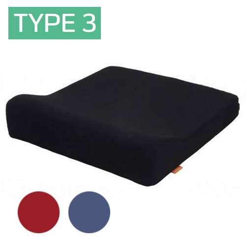 타카노 쿠션R TC-R083 【타입3】 블랙/블루/레드 휠체어방석  체압분산방석 욕창방지 547171
