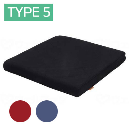 타카노 쿠션R TC-R085 【타입5】 블랙/블루/레드 휠체어방석  체압분산방석 욕창방지 547171