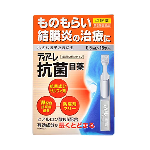 오프테크스 OPHTECS 티아레 항균 안약 0.5mL × 18개입 [제2류 의약품 안약]