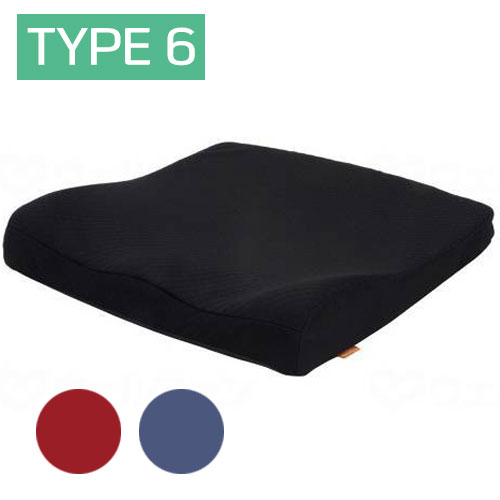타카노 쿠션R TC-R086 【타입6】 블랙/블루/레드 휠체어방석  체압분산방석 욕창방지 547171