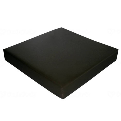 웰판 2층쿠션 유메고코치 저반발 W구조 블랙 합성 레자  휠체어방석  체압분산방석 욕창방지 569