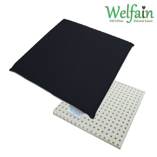 Welfain 시트쿠션 100%천연라텍스소재 휠체어방석 체압분산 욕창방지 사무실방석 580 웰판