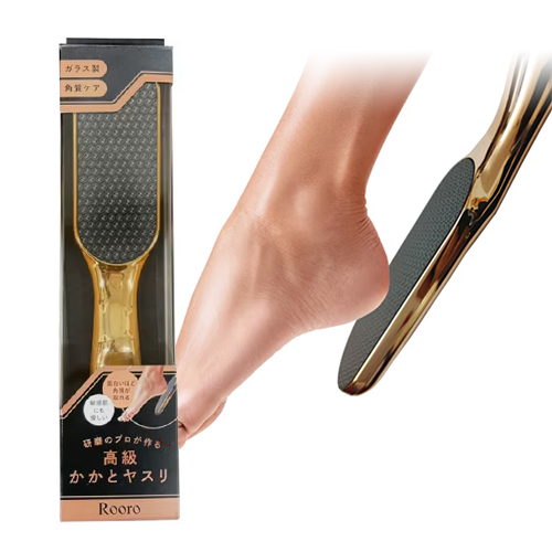 Rooro 로로 장인이 만든 고급 유리 뒤꿈치 각질 제거기 RO-KGF
