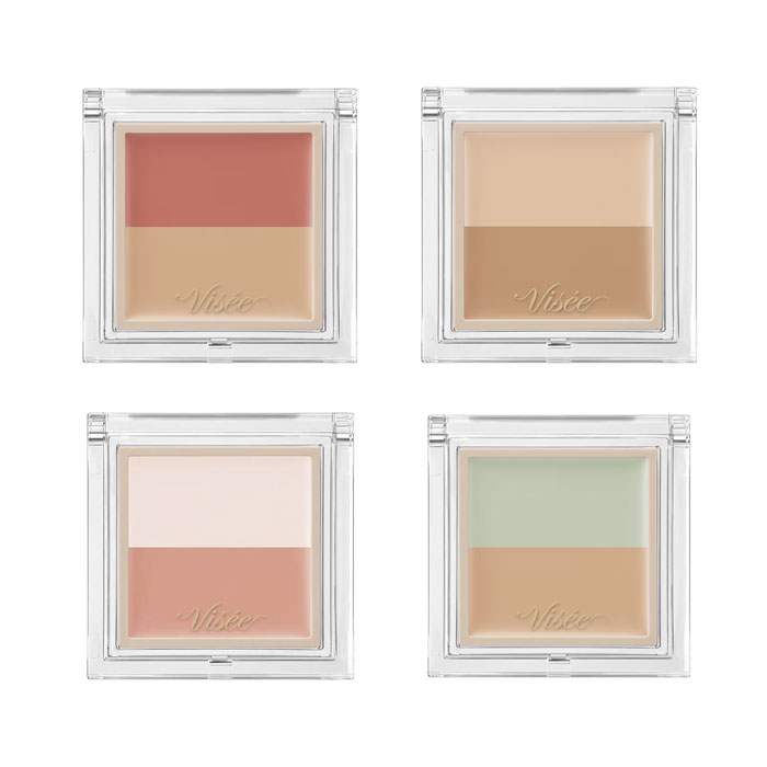 Visee 비세 컬러 듀오 트릭 컨실러 2.5g 다크서클 커버