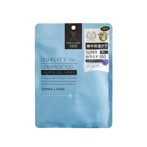 퀄리티퍼스트 (QUALITY 1st) QUALITY FIRST 더마 레이저 슈퍼 세라마이드100 마스크 (7매입) 천연 세라마이드 최고 농도 함유