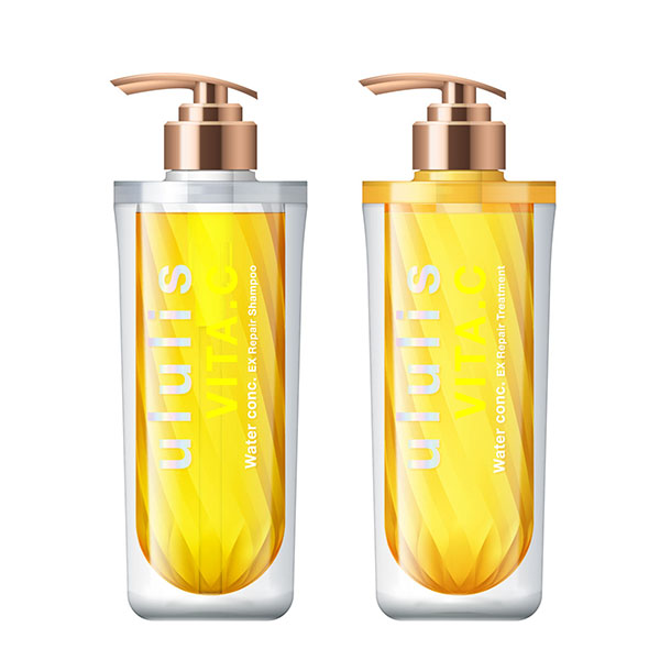 ululis 우루리스 비타C 워터 콘크 EX 리페어 샴푸 340ml + 트리트먼트 340ml 세트