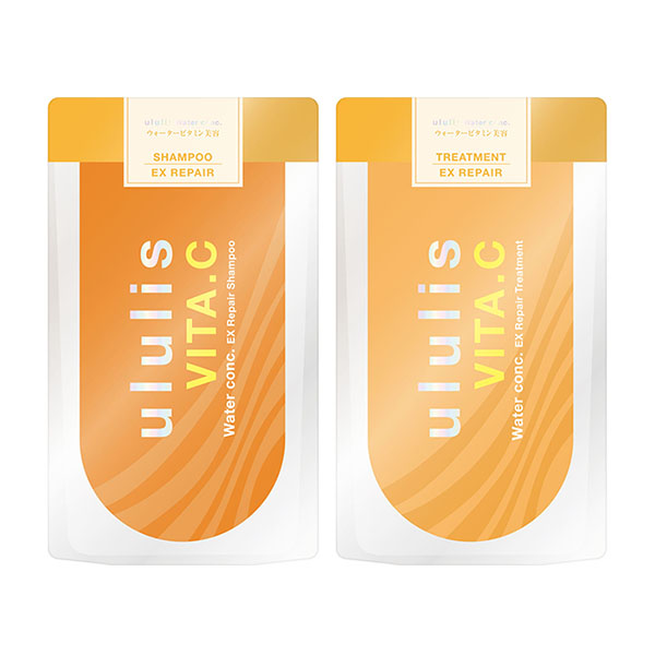 ululis 우루리스 워터 콘크 EX 리페어 샴푸 280ml + 트리트먼트 280ml 리필 세트
