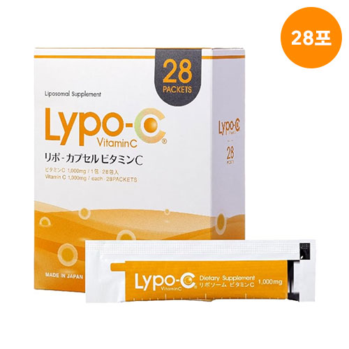 Lypo-C 리포카프셀 비타민C 28포 액상 타입 / 개별 포장