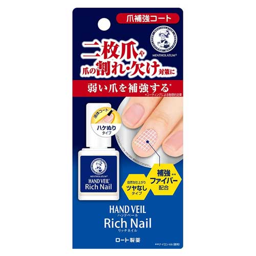 멘소래담 핸드베일 리치 네일 손톱 보강 코트 10ml 메니큐어