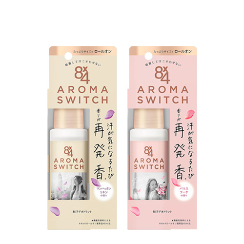 KAO 8x4 에이트포 데오드란트 아로마스위치 롤온 65mL