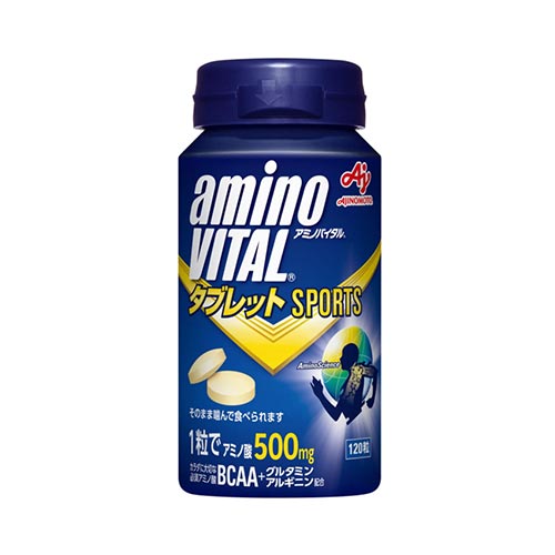 아지노모토 아미노바이탈 타블렛 120정입 캔 타입 아미노산 500mg / BCAA / 컨디셔닝 서포트