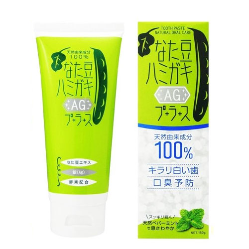 나타마메 치약 AG 플러스 150g 100% 천연 유래 성분 천연 페퍼민트 향 BRAIN COSMOS