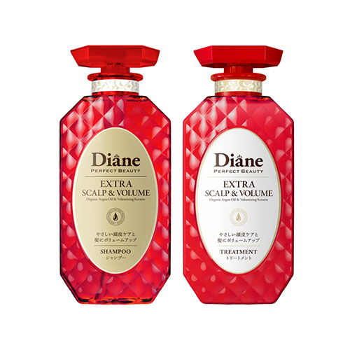 다이안 퍼펙트 뷰티 스칼프 & 볼륨 세트 450ml 샴푸 + 트리트먼트 세트 (상쾌한 시트러스 & 티향)