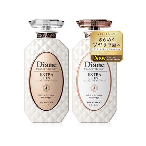 다이안 엑스트라 샤인 샴푸 & 트리트먼트 세트 450ml 샴푸 + 트리트먼트 세트 (플로럴 & 베리향) 