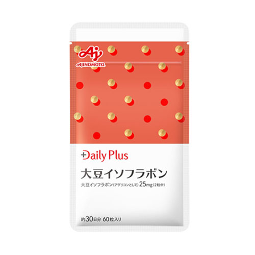 아지노모토 Daily Plus™ 대두 이소플라본 60정 (약 30일분)  칼슘 + 마그네슘 + 비타민D 배합