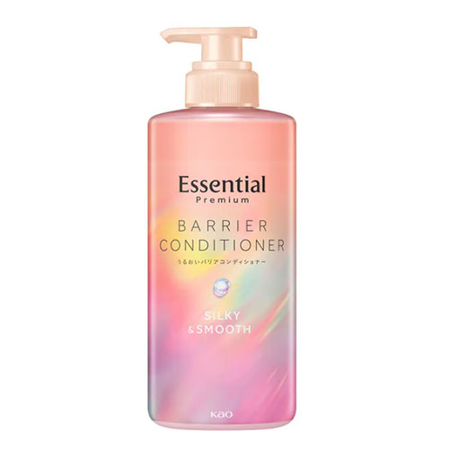 에센셜 프리미엄 촉촉 보습 배리어 컨디셔너 실키&스무스 펌프형 450mL 가드니아&자스민향