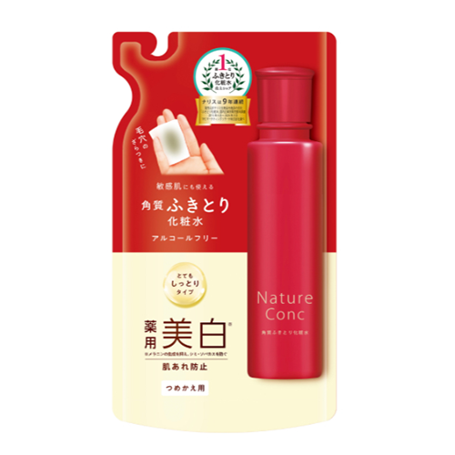 나리스 화장품 네이처 콩크 약용 클리어 스킨 매우 촉촉 타입  리필용 180mL(의약부외품)