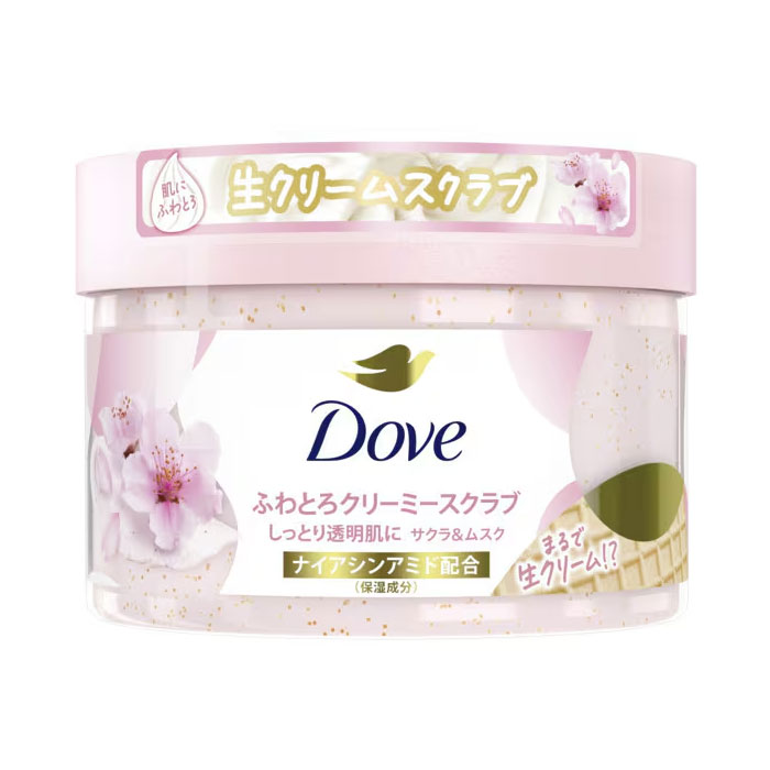 도브 DOVE  크리미 스크럽 사쿠라 & 머스크 298g