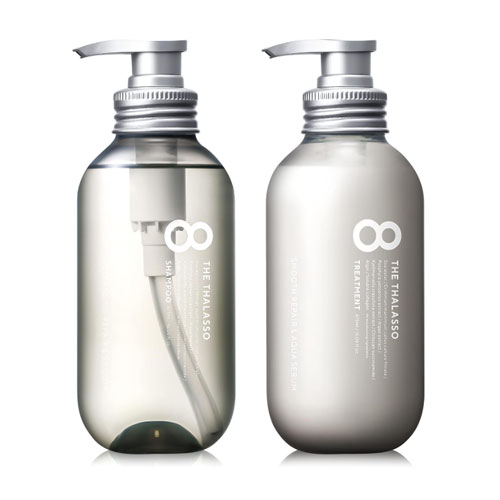 에잇 더 탈라소 스무스 샴푸&트리트먼트 세트 각475ml  8 THE THALASSO 