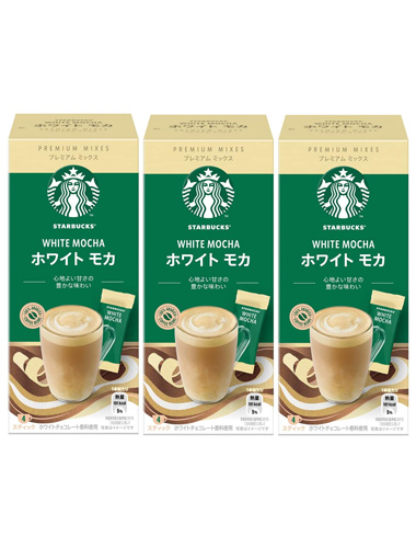 스타벅스 프리미엄 화이트 모카 스틱커피 4개X3박스