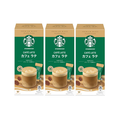 스타벅스 프리미엄 카페라떼 스틱커피 4개X3박스