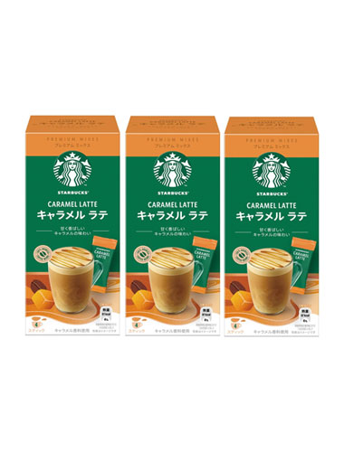 스타벅스 프리미엄 카라멜라떼 스틱커피 4개X3박스